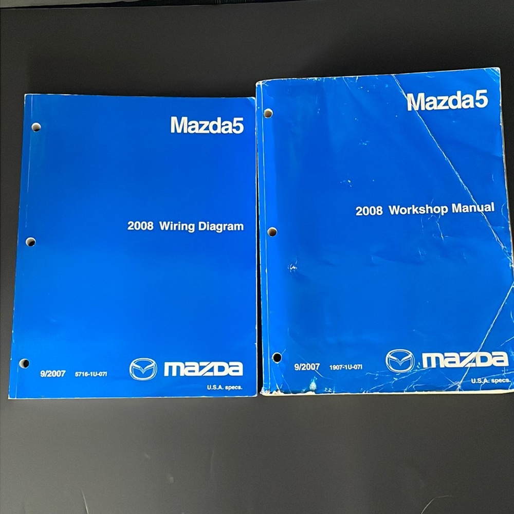 Mazda 5 2008 Workshop Manual Wiring Diagram Automotive Books Car Repair
